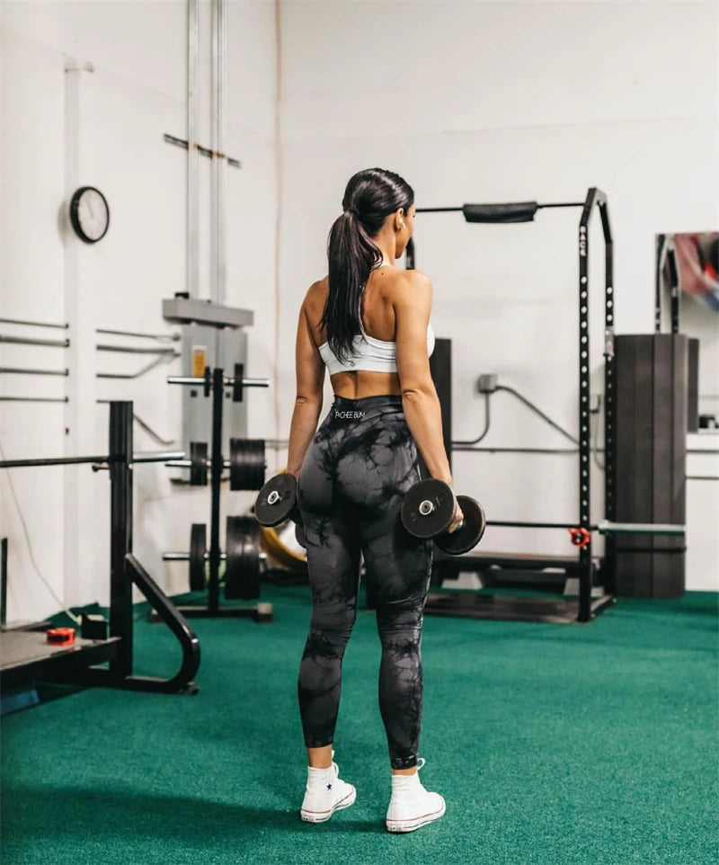 Women Gym Workout Fitness Leggings Running