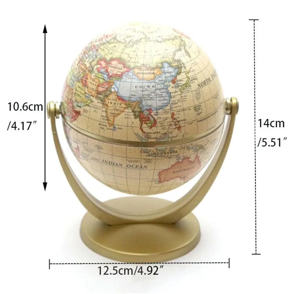 Creative Globe Small Ornament Retro Mini World Universal Ball