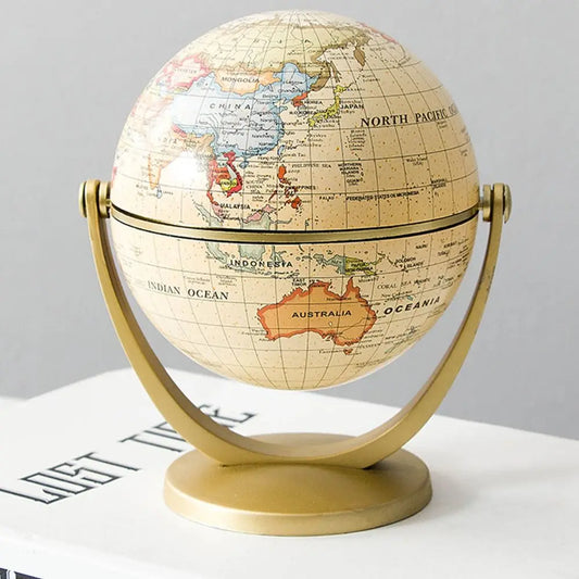 Creative Globe Small Ornament Retro Mini World Universal Ball